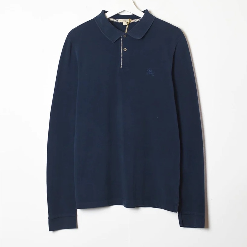 Burberry Brit Long Sleeved Polo Shirt - Medium